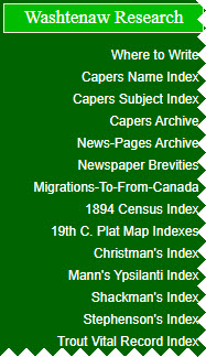 Subtopics under Washtenaw Research, with login